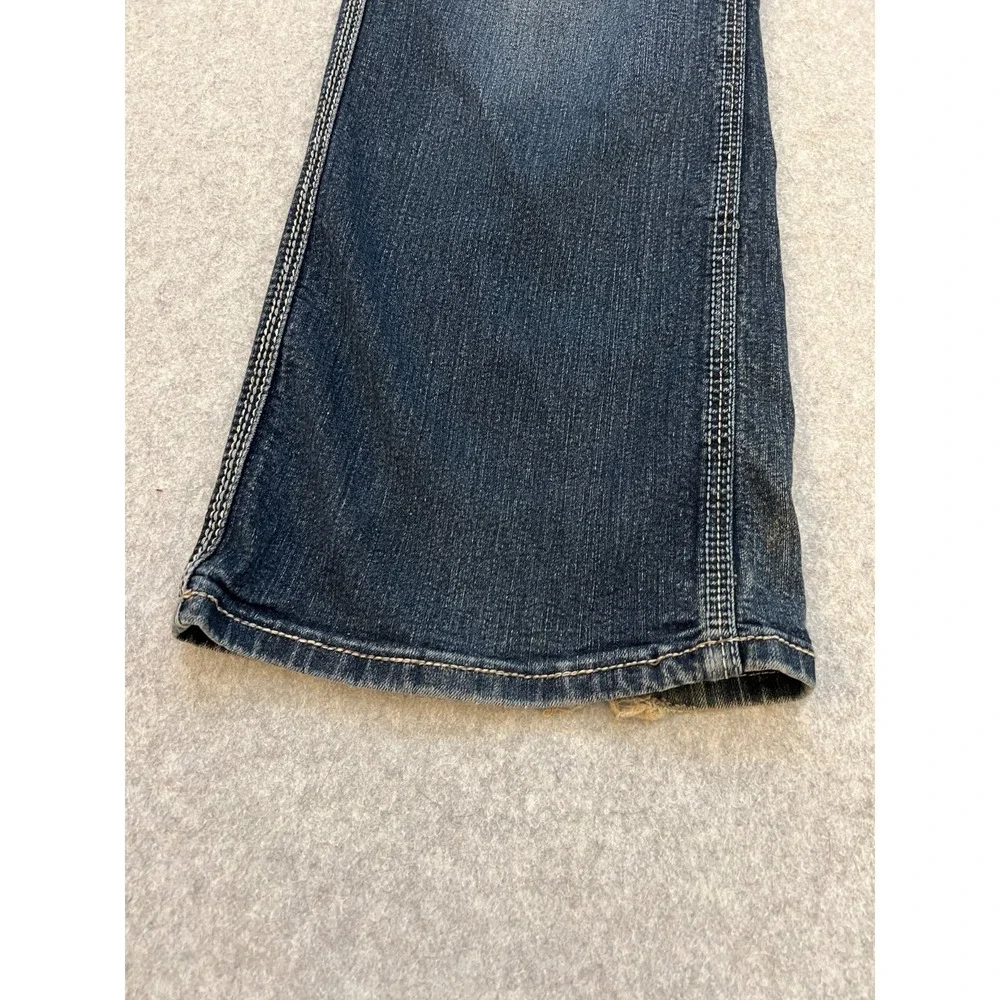 Lane Bryant Slim Bootcut Jeans Women's Plus 18 Blue Medium Wash Y2K Flap Pocket‎